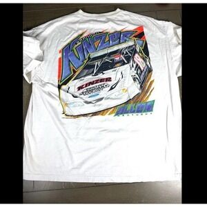 Vintage Motor Sports Brandon Kinzer Shirt Sz Xl Drilling Company Allen Y2K